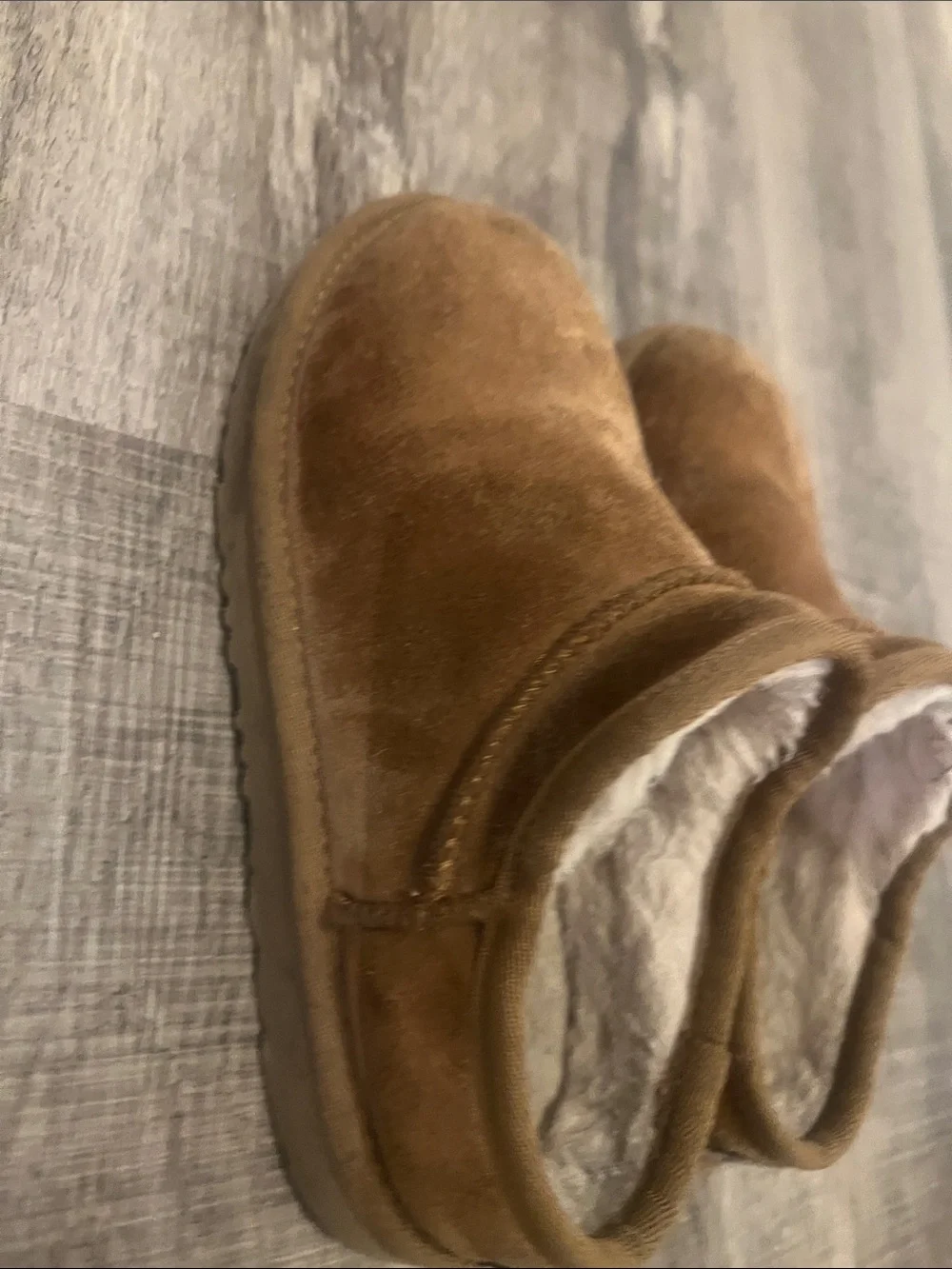UGG suede slip